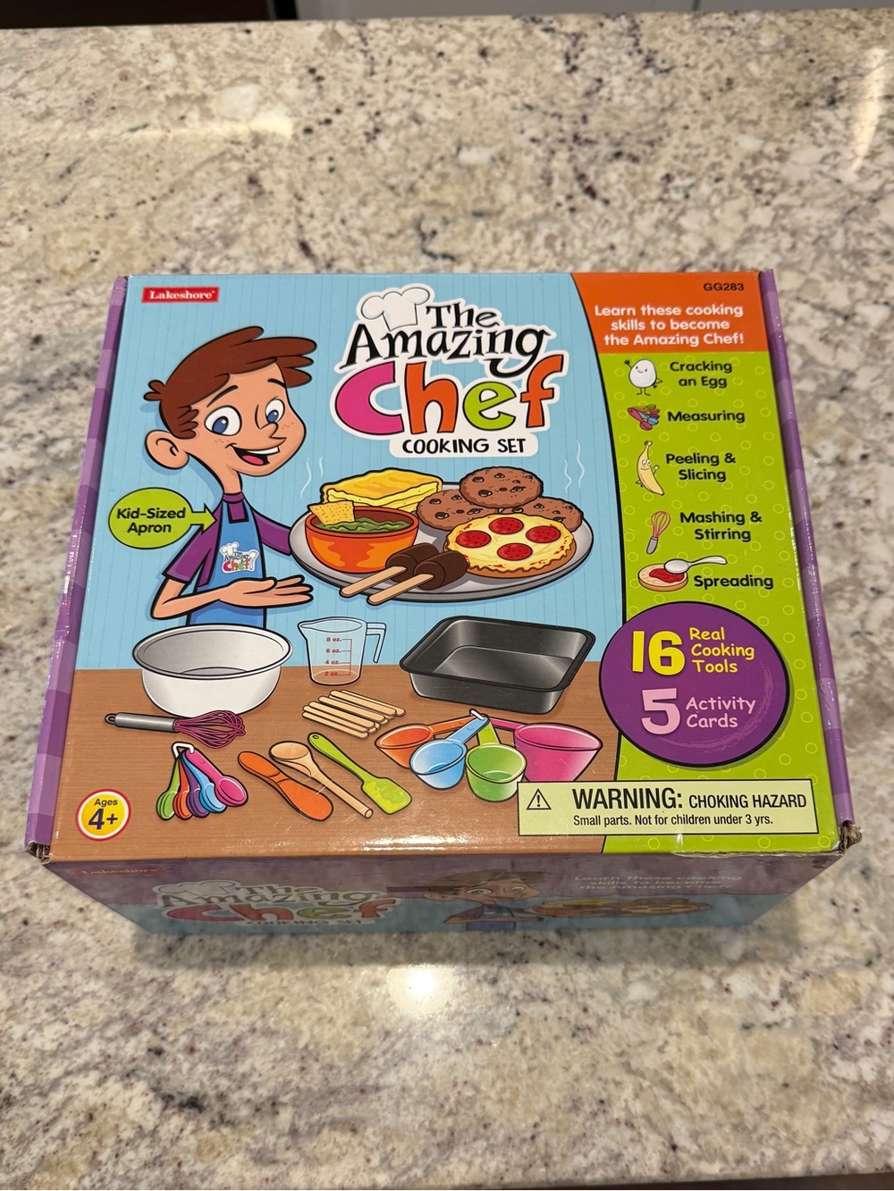 Lakeshore Kids Cooking Set “The Amazing Chef Cooking” Set Ages 4+
